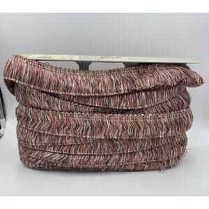 BRAEMORE TEXTILES Pink Ivory Olive Fringe Trim 1.5” French Country 22 Yd Roll